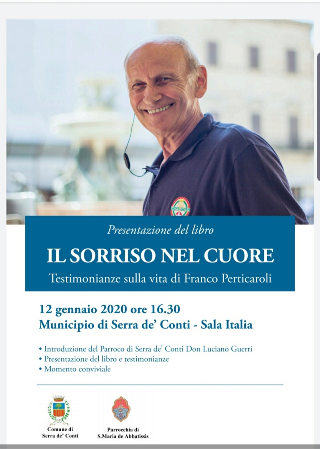 IL SORRISO NEL CUORE – Presentazione del libro in ricordo di Franco Perticaroli