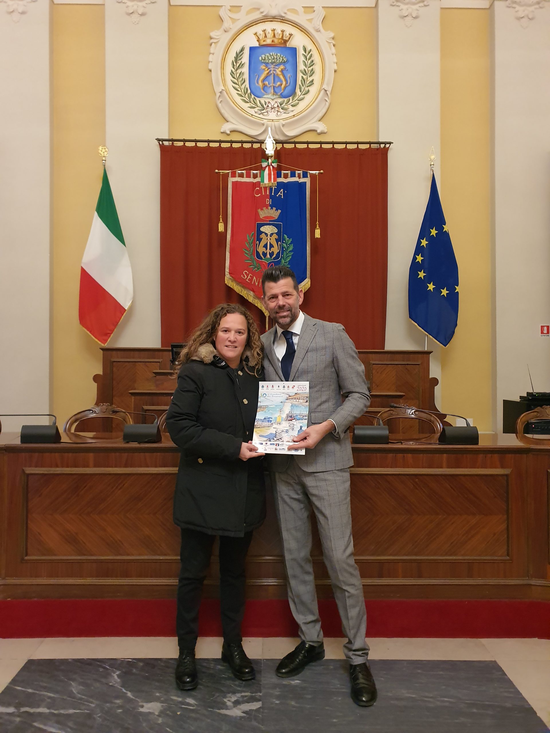 CALENDARIO 2020..consegnato al Sindaco Mangialardi