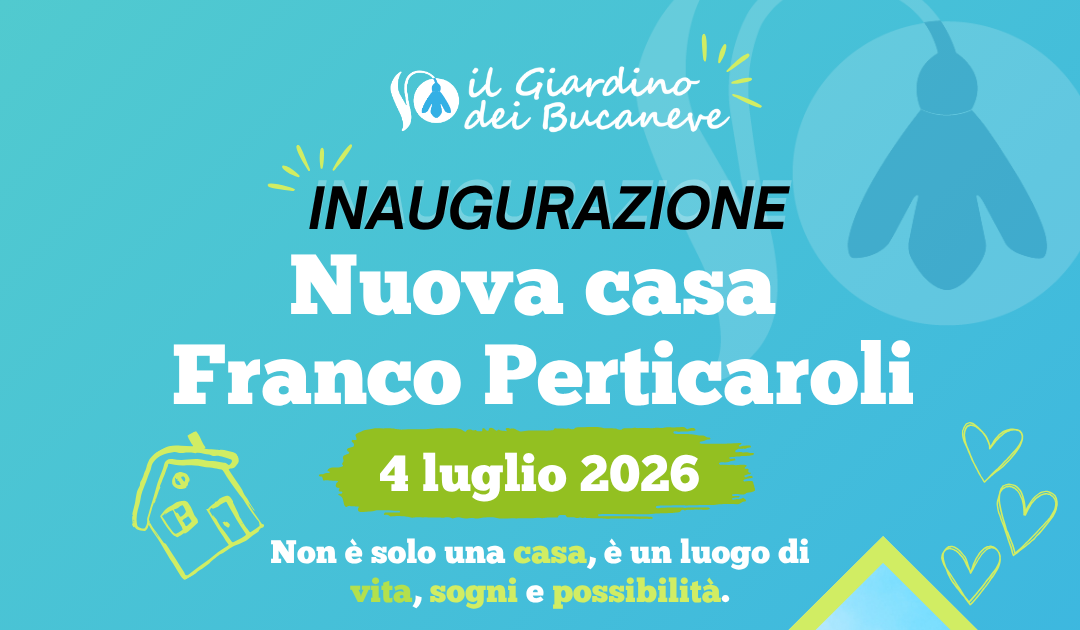 Il 4 luglio inauguriamo Casa Franco Perticaroli: un sogno che diventa realtà!